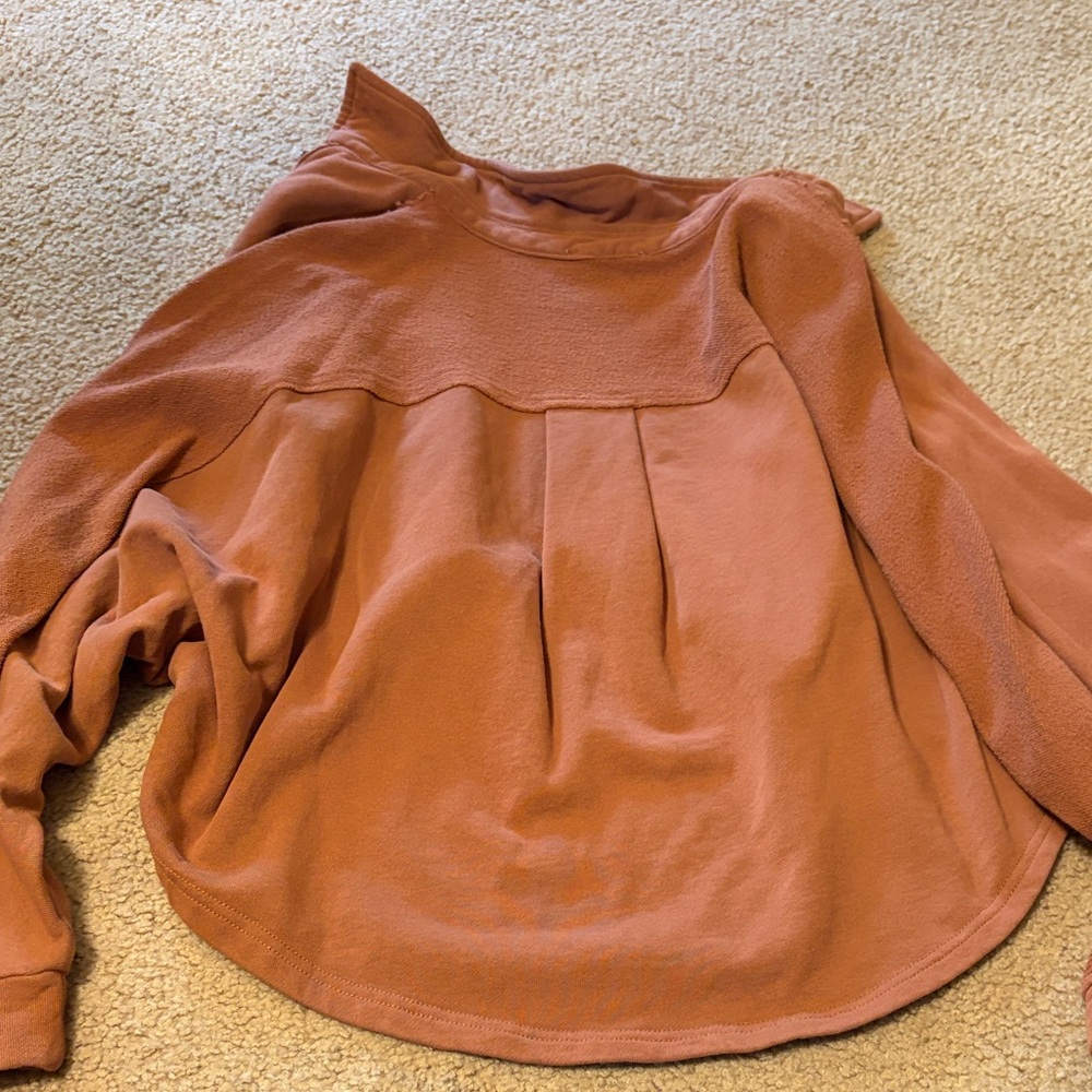 Listicle Rust Button-Front Cropped Jacket - Picture 2 of 3